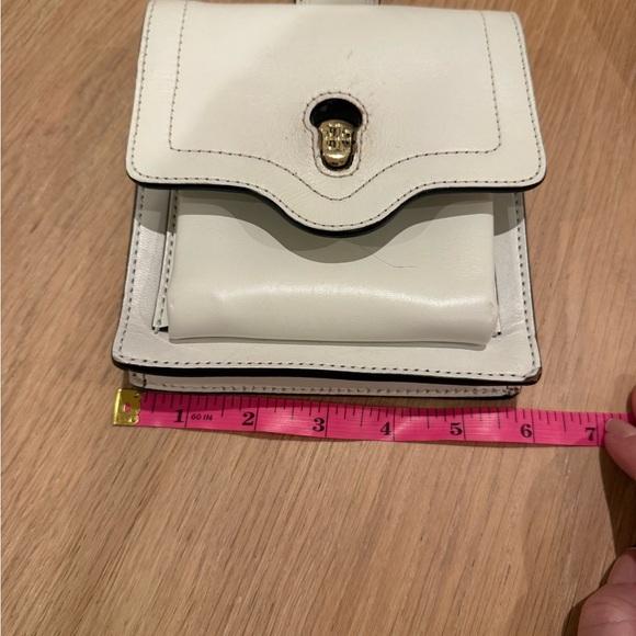 Tory Burch white leather belt waist bag fanny pack - Picture 11 of 15